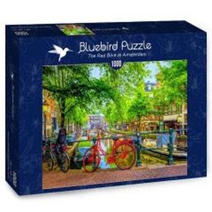 Puzzle 1000 Czerwony Rower W Amsterdamie Teraz GRY Planszowe