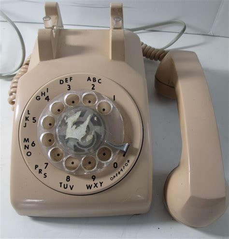 Shops Cheap Online 902 Vintage Itt Beige 80s Rotary Phone