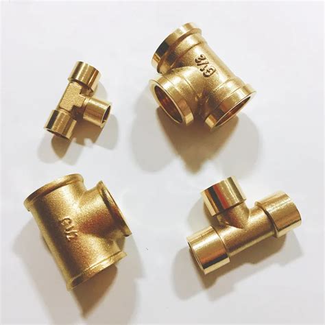 Casting Forged Threaded Plumbing Fitting Copper Gunmetal Brass Tee