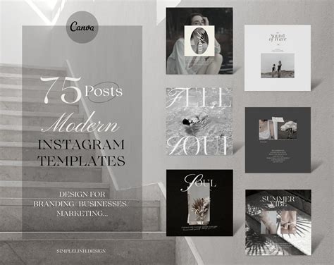 75 Modern Instagram Post Templates Professional Instagram Feed Template Editable In Canva