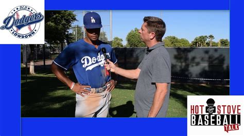 Instructs Chats Daniel Robinson Dodgers Prospect Youtube