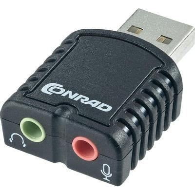 Adaptateur Micro Casque USB 2 0 Conrad Audio PC Prix Pas Cher Cdiscount