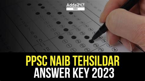 Ppsc Naib Tehsildar Answer Key Out Raise Objection