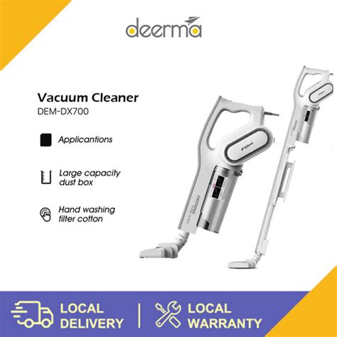 Deerma Dx In Handheld Vacuum Cleaner With Large Capacity Dust