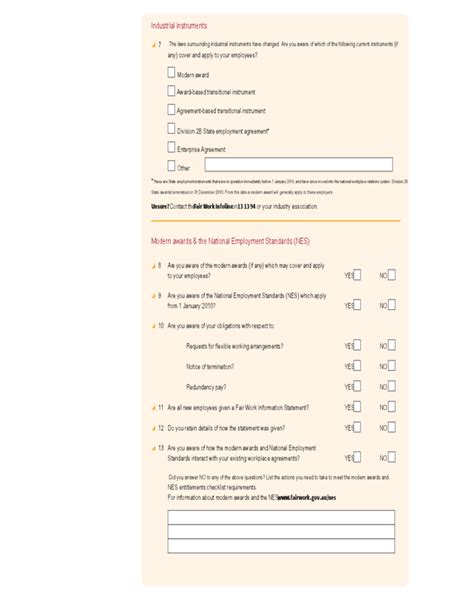 Self Audit Checklist Australia Free Download