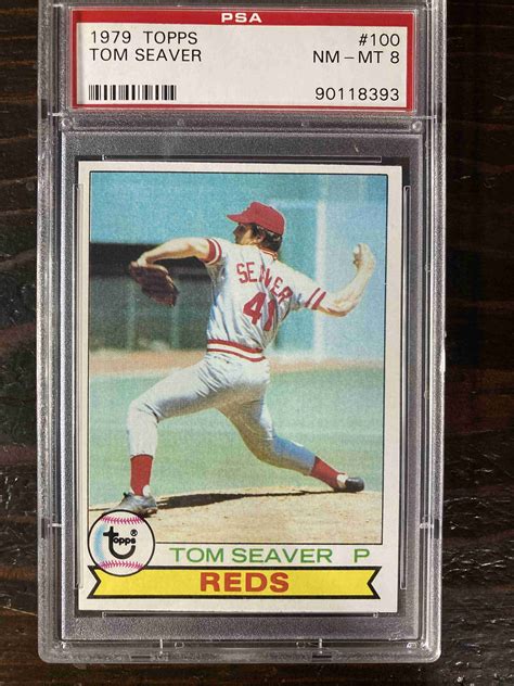 Sportlots Auctions 1979 Topps Tom Seaver PSA 8 Mint Reds Hof