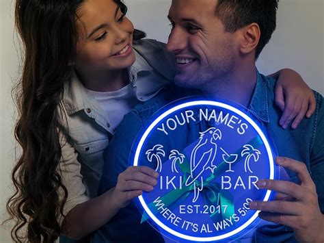 Amazon Waterproof Custom Tiki Bar Neon Signs For Tiki Bar Decor