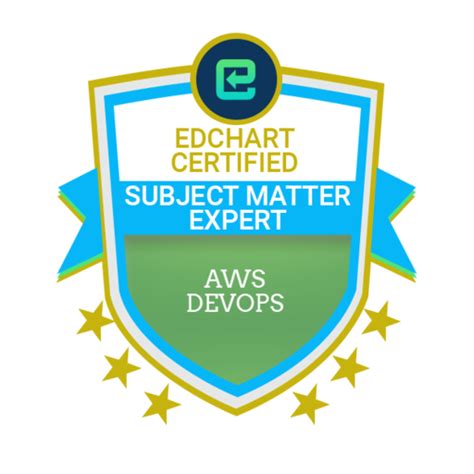 Edchart Certified Aws Devops Subject Matter Expert Credly