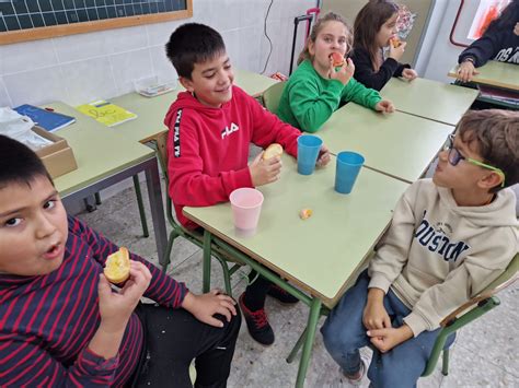 Desayuno saludable CEIP Inmaculada Concepción Totanés Toledo