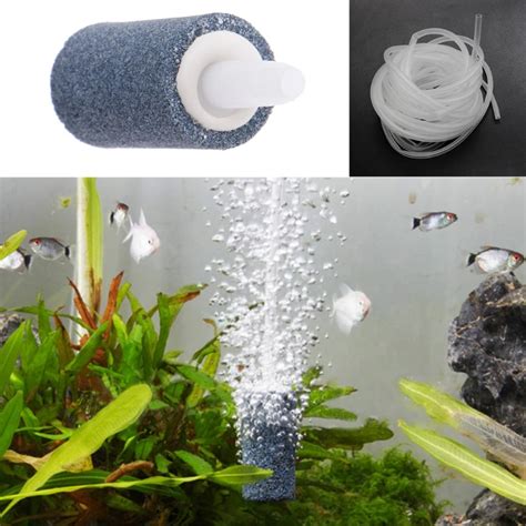 Air Bubble Stone Aquarium Fish Tank Aerator Pump Hydroponics Oxygen