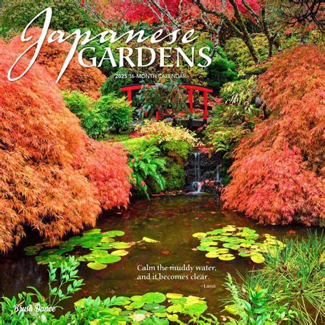 Japanese Gardens 2025 Wall Calendar Calendars