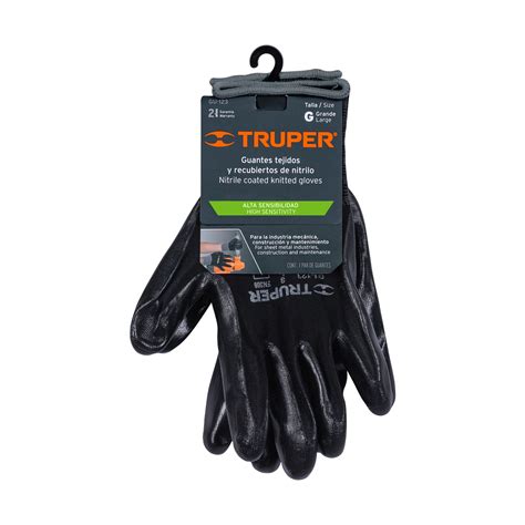 Guantes De Nylon Recubiertos De Nitrilo G Truper GU 123 13295 Mundo