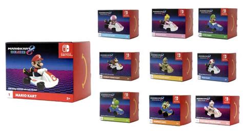 Mario Kart Racers Look Awesome As McDonald S Happy Meal Toys