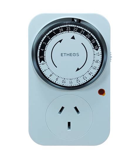 Timer Programable Temporizador mecánico analogico enchufable ETHEOS TEM10AE