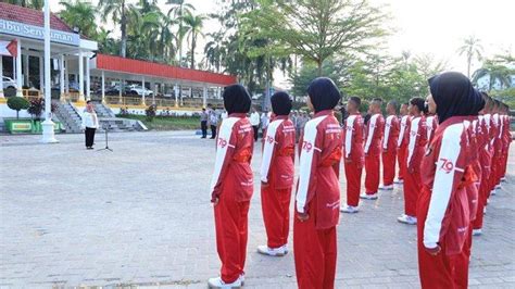 Pemusatan Diklat Paskibra Pangkalpinang Dimulai Siswa Terpilih