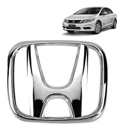 Emblema Volante Honda New Civic X Mm Cromado Pino