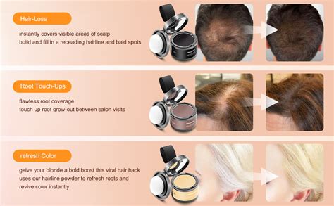 Root Touch Up Instantly Gray Hair Coverage Hairline Powder