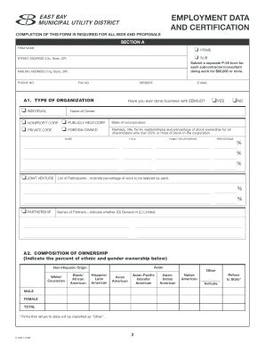 Fillable Online CPY Document Title East Bay Municipal Utility