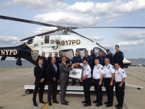 Bell Helicopter Delivers First Bell 429 To Nypd Helicopter Investor