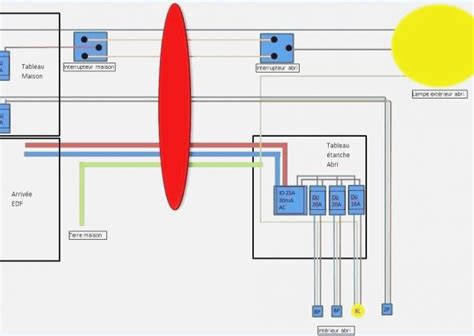 Sch Ma De Montage Du Circuit Lectrique D Un Interrupteur Combles
