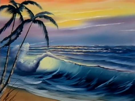 Bob Ross Tropical Beach Bob Ross Bob Ross Art The Joy Of Painting