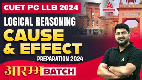 Cuet Pg Llb Logical Reasoning Cause And Effect Cuet Pg Llb