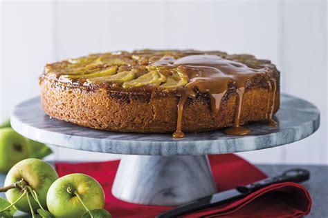 Apple Caramel Upside Down Cake Recipe Pnp Fresh Living