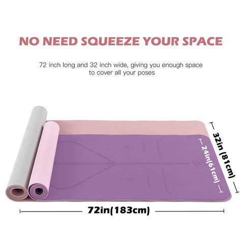 Umineux Extra Wide Yoga Mat For Women And Men X X Eco