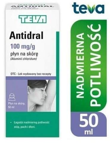 Antidral 50 Ml Antyperspirant Cena Opinie Apteka Rosa