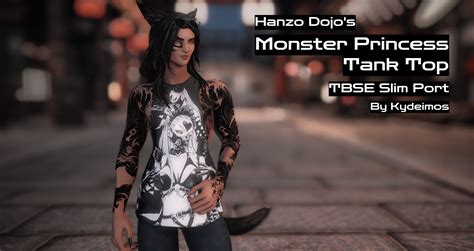 Hanzo S Monster Princess Tank Top Tbse Slim The Glamour Dresser