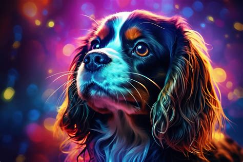 Download Ai Generated Cavalier King Charles Spaniel Dog Royalty Free