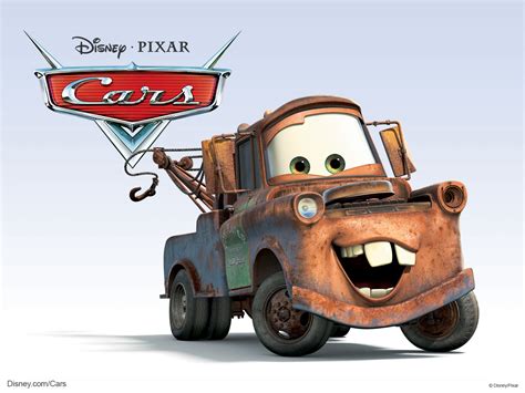 Mater the Tow Truck from Disney-Pixar Cars Movie Desktop Wallpaper