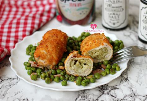 Involtini Di Pollo Al Pistacchio Con Piselli Tutto Fa Brodo In Cucina