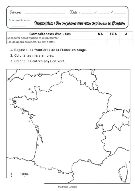 Se repérer sur une carte CP CE1 Maîtresse Lunicole