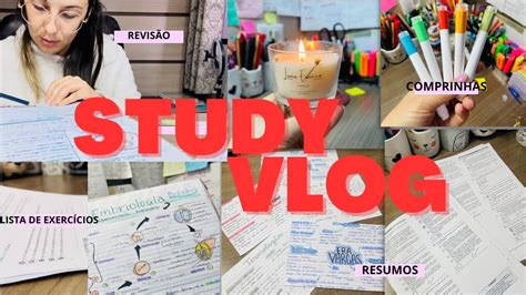 Study Vlog Rotina Real De Uma Tarde E Noite De Estudos Vida De