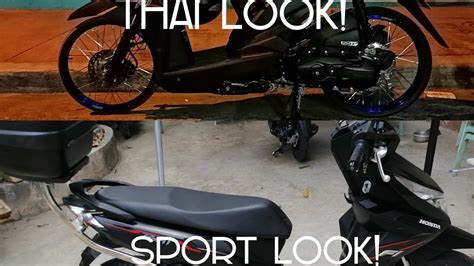 Honda Beat Thai Look And Sport Look Parts Youtube