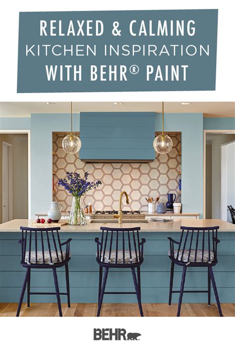 The Relaxed And Calming Style Of This Kitchen Starts With Behr® Paint