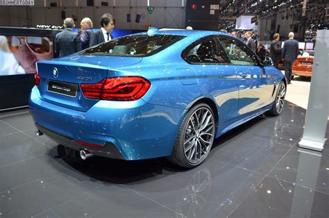 Genf 2017 BMW 4er Facelift Als 440i F32 In Snapper Rocks Blue