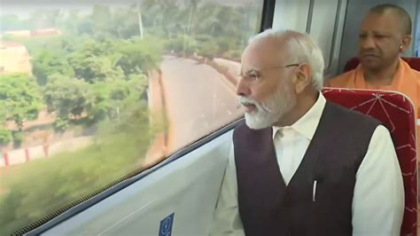 PM Narendra Modi Flags Off Indias First Namo Bharat Train On Delhi