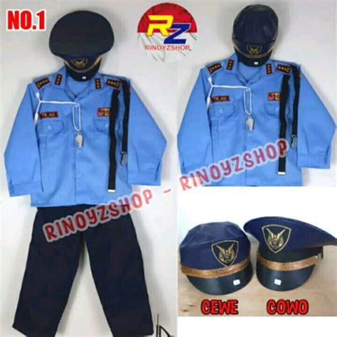 Jual Seragam Tni Au Biru Anak Tk Paud Cowok S Kab Bandung Barat