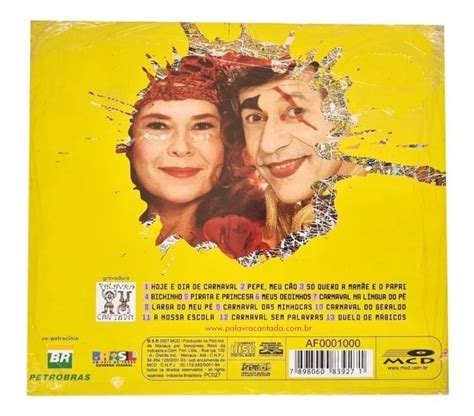 CD Palavra Cantada Carnaval Comprar em Discolândia