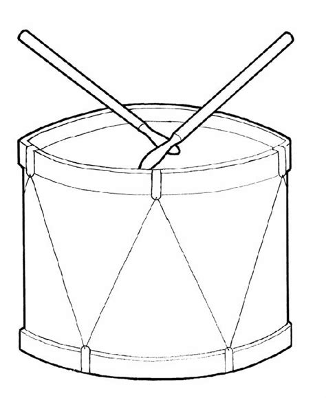 85 Desenhos De Tambor Para Imprimir E Colorir Pintar