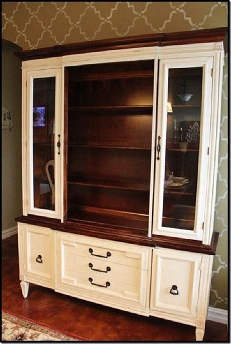 Most Beautiful Antique China Cabinet Makeover Ideas 40 Painted