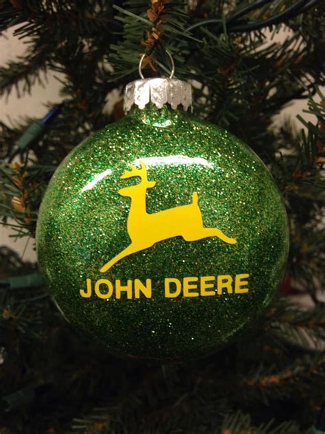 Holiday Christmas Tree Ornament John Deere Etsy