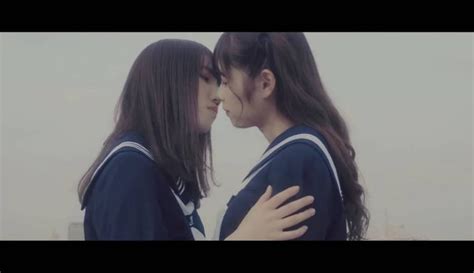 Japanese Grils Kissing