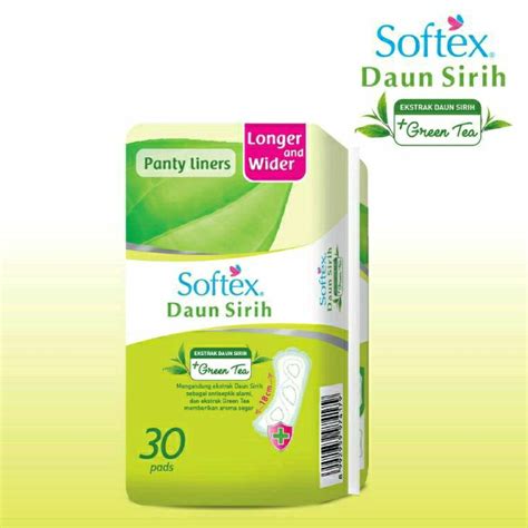 Jual Softex Pantyliner Daun Sirih Pads Longer Wider Cm Non