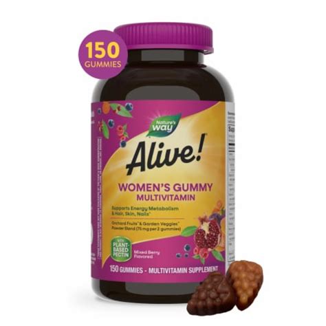 Nature S Way Alive Women S Gummy Multivitamin 150 Ct Ralphs