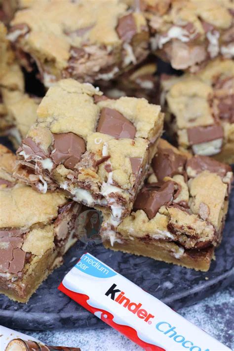 Kinder Bueno Cookie Bars Jane S Patisserie Baking Recipes Cookies