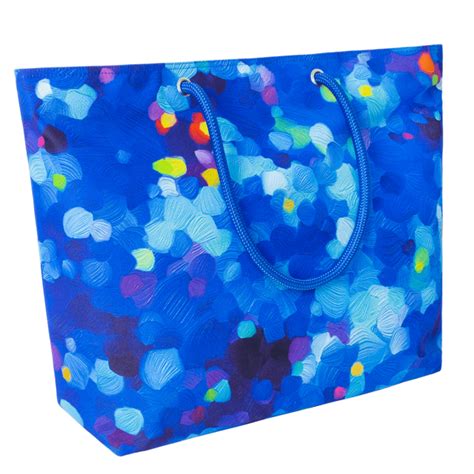 Big Beach Bag Beach Bag Blue Palette Pylones