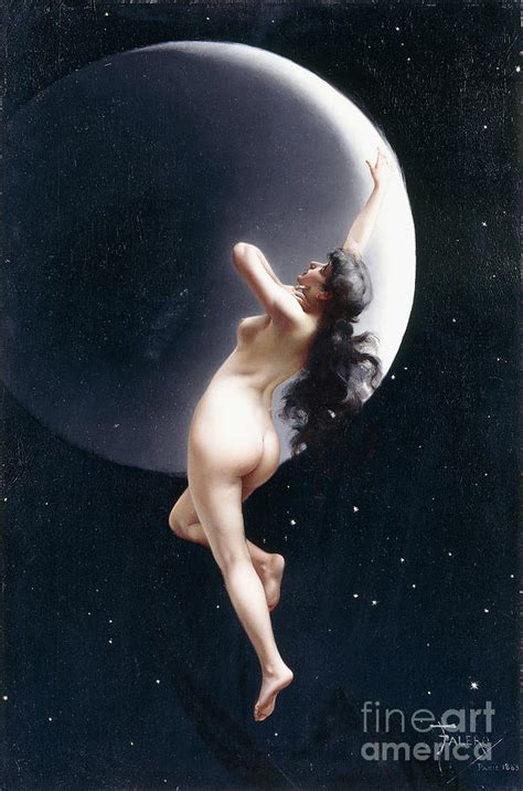 The Moon Nymph 1883 Painting By Luis Riccardo Falero Fine Art America